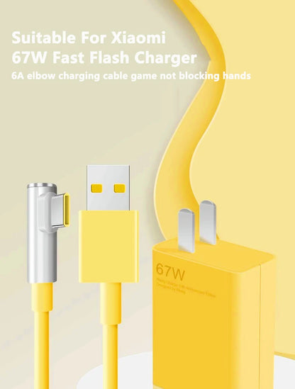 67W USB Type-C Fast Charger 6A Power Adapter For Mobile Devices