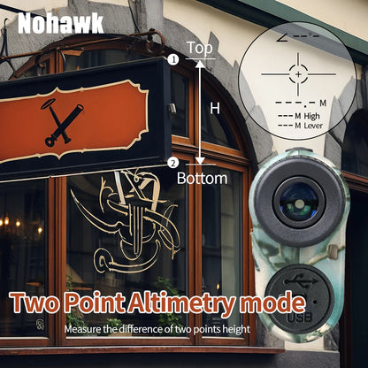 Golf Laser Rangefinder With Flag-Lock Slope 600M 1000M