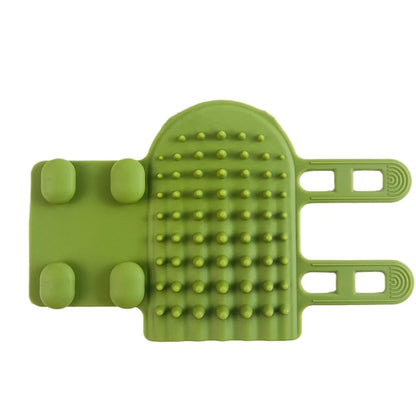 Silicone Cat Comb 16 cm By 9.7 cm By 1.7 cm Non-Marking Binding Design