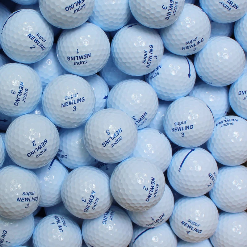 12 Pcs Golf Balls Supur Newling Triple Track Long Distance 3-pieces Golf Ball 3 Line Brand New Game Ball Drop Ship