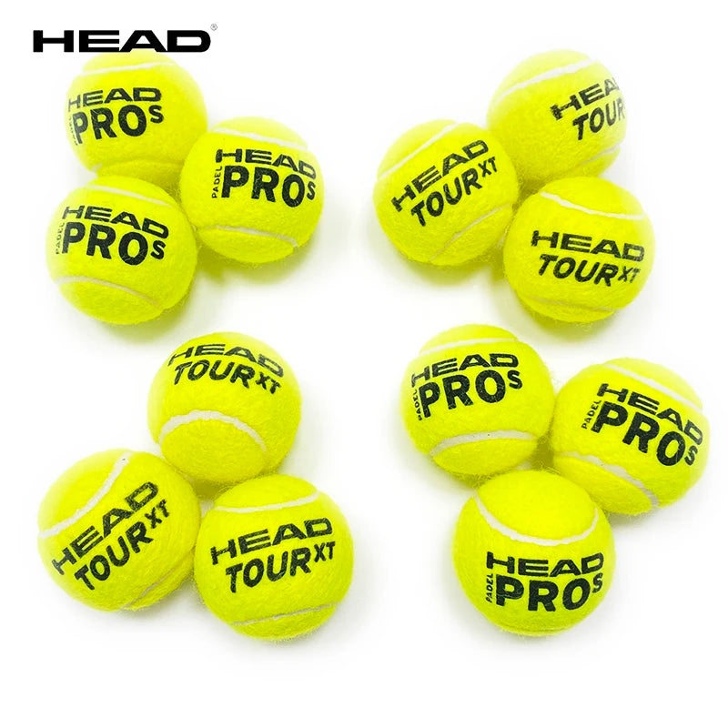 3/6/9/12 PCS HEAD Original Tennis Ball Training Balls Tenis Ball Tennis Coach Balls Trainer Pelotas Tennisballs Wool Rubber