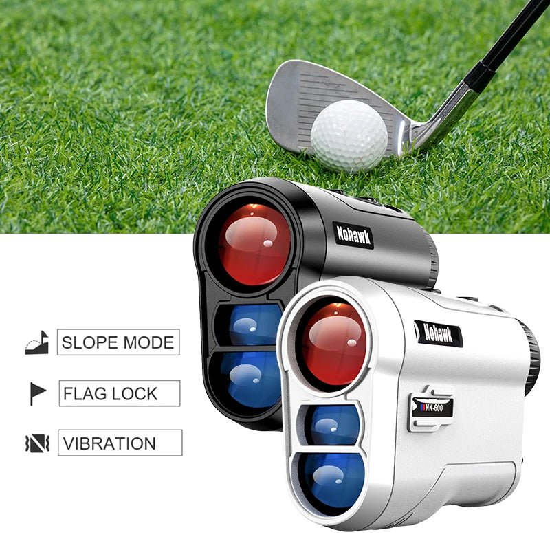 Nohawk Professional Golf Laser Rangefinder with Slope Compensation Distance Lazer Meter for G Sport Hunting Survey
