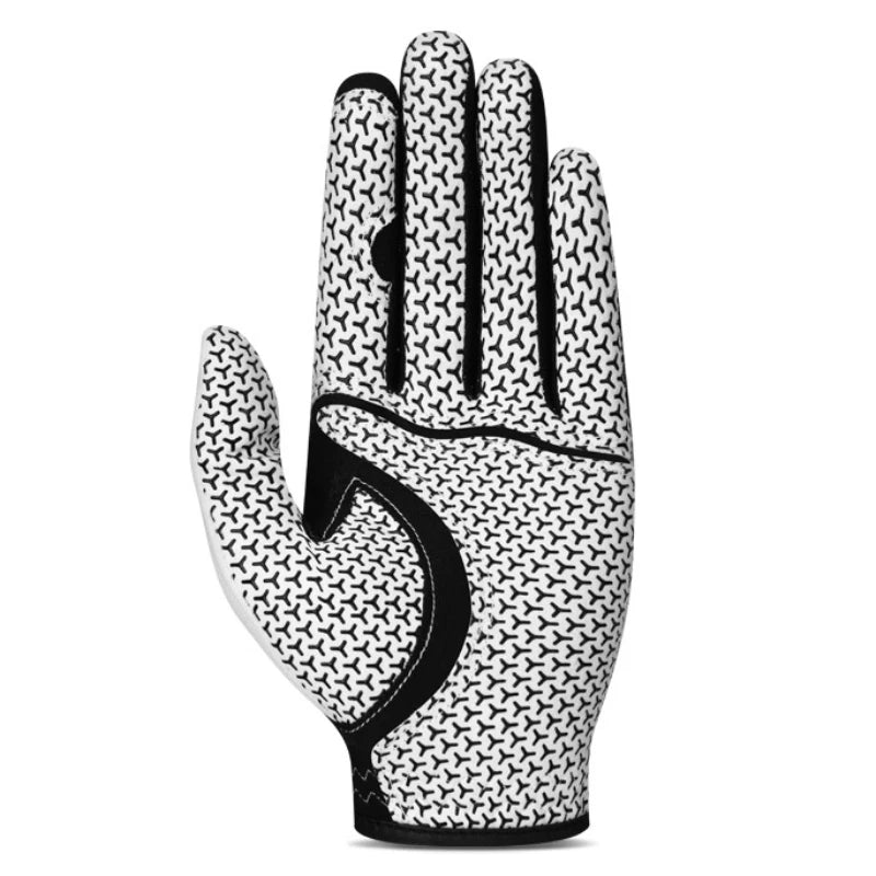 PGM Professional Golf Gloves Microfiber Cloth Fabric Breathable Non-Slip Club Swing Putting Training Glove ST037
