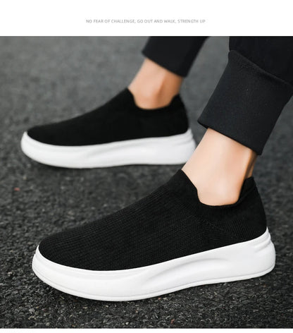Mesh Breathable Walking Shoes Cotton Casual Sneakers