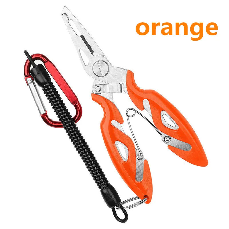 Fishing Pliers Fish Line Cutter Scissors Mini Fish Hook Remover Multifunction Tools New Black Beak Jaw Outdoor fish lead