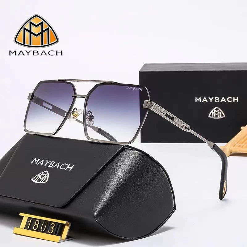 MAYBACH Sunglasses Luxury brand for Men and women Classic Sun Glasses High Quality Eyewears Pilot Goggle UV 400 Protection 527