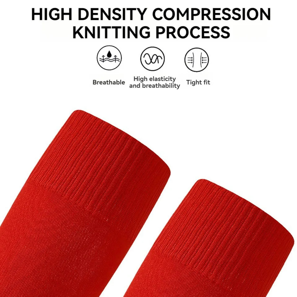 Loogdeel 1 Pair Breathable Calf Compression Sleeve Professional High-quality Soccer Socks For Running Football Basketball