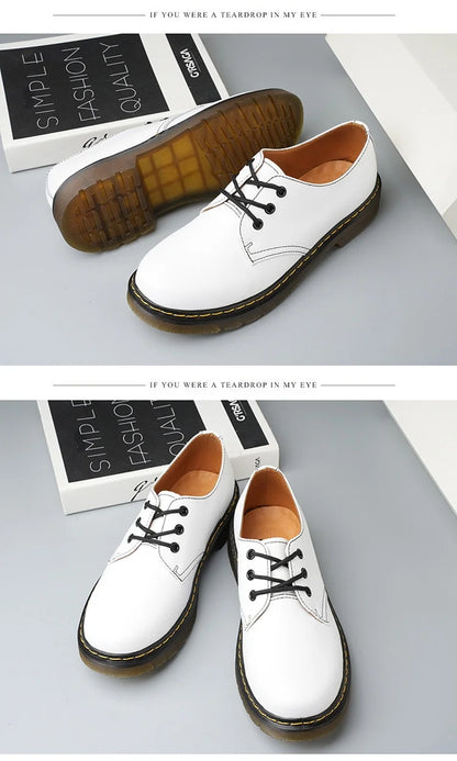 Genuine Leather Men's Casual Driving Shoes Breathable Non Slip Loafers