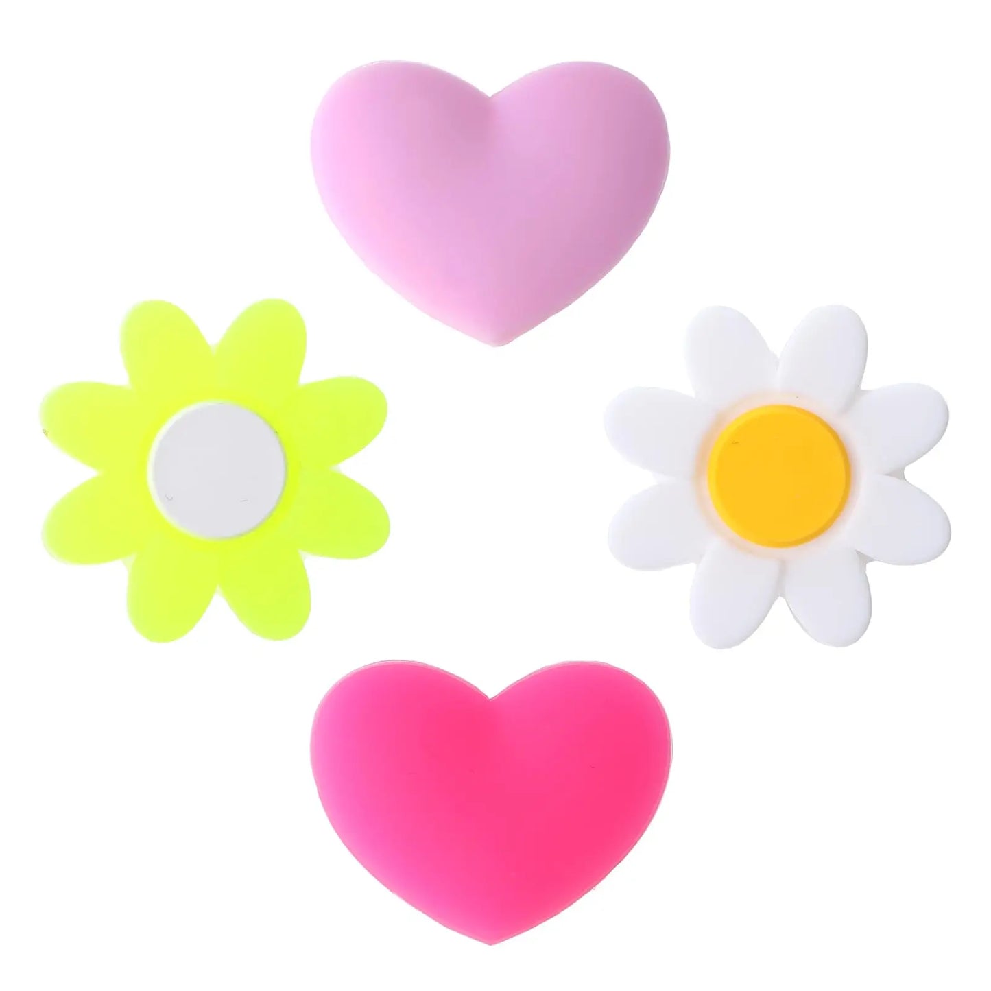 Tennis Racket Vibration Dampener Heart Tennis Shock Absorber for Racket Flower  Tennis Racquet String Silicone Dampener Tool