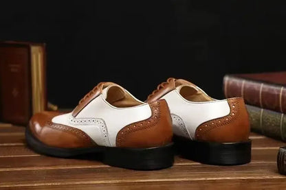 Men's Plus Size Lace Up Dress Shoes Point Toe Business Formal Wedding