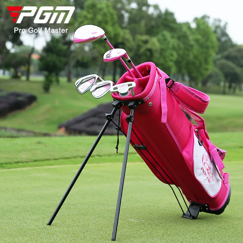 PGM 3-12 Years Old Kids Golf Club Set Children's Boy Girl Beginner's Golf Training Wood Iron Swing Putter Bag Gift JRTG007