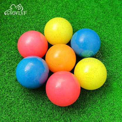 Golf Practice Balls With Aiming Line 3-Piece Indoor and Outdoor Four Color