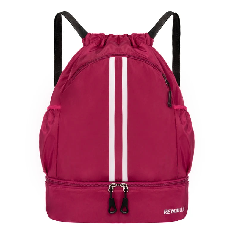 Fitness Backpack Gym Bag Sport Basketball Backpack Travel Outdoor Pack Waterproof Swimming Bag Pouch Hiking Climbing Mochila