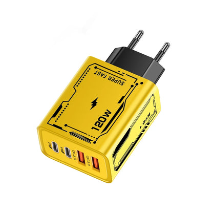 120W USB-C PD Wall Charger EU And US Plug For Mobile Devices