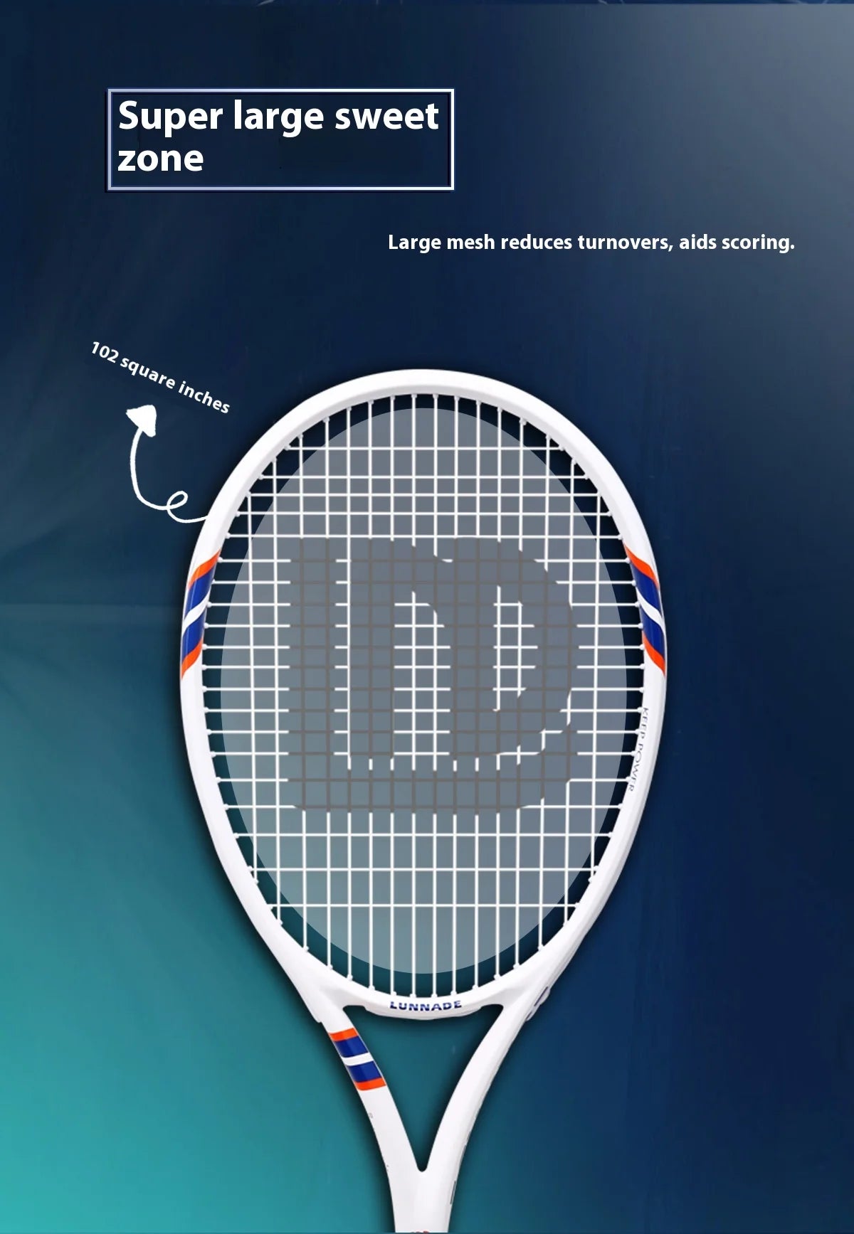 27 inch Outdoor Sports Aluminum-Carbon Tennis Racket for Adult- Professional Training, Durable, Suitable for Students' Practice