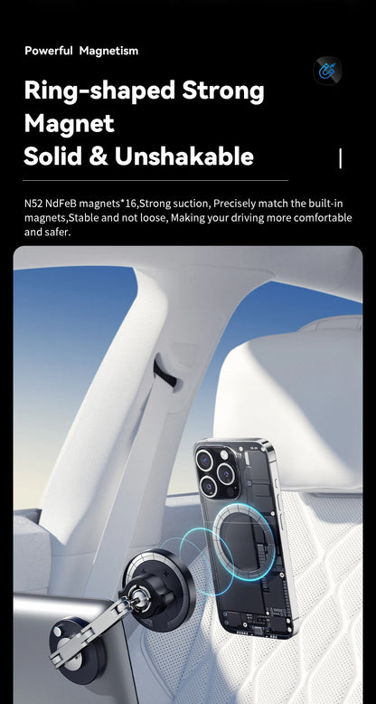 Magnetic Wireless Car Charger Holder 15W For MagSafe iPhone 15 14 13 Pro Max