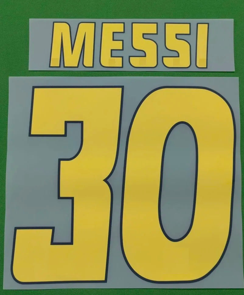 Retro Soccer Nameset #10 SUPER STAR Printing CUSTOMIZE NAME NUMBER Heat Transfer Soccer Patch Badge