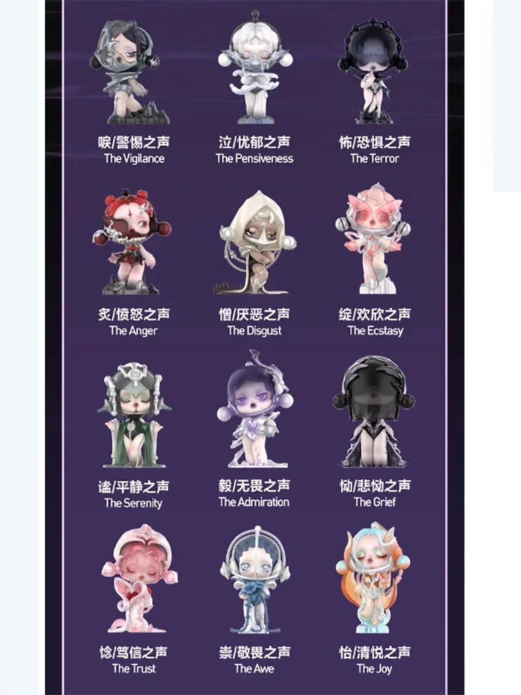 POP MART Skullpanda The Sound Series Blind Box Mystery Box Guess Bag Toys Doll Cute Anime Figure Desktop Ornamentsdel Girls Gift