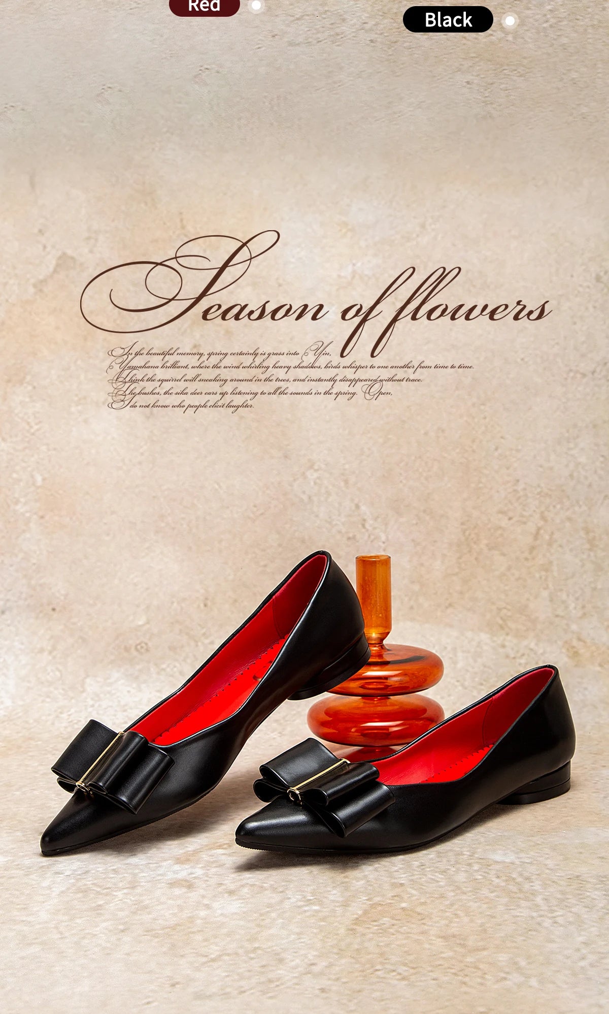 Women's Solid Colour Slip On Low Heel Pumps For Dress Or Everyday Wear