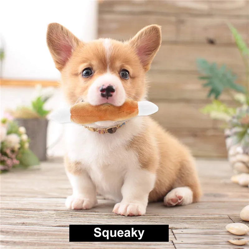 10/20/50 Pack Plush Dog Squeaky Toys – Soft Fleece Chew & Play Toys for Small and Medium Dogs