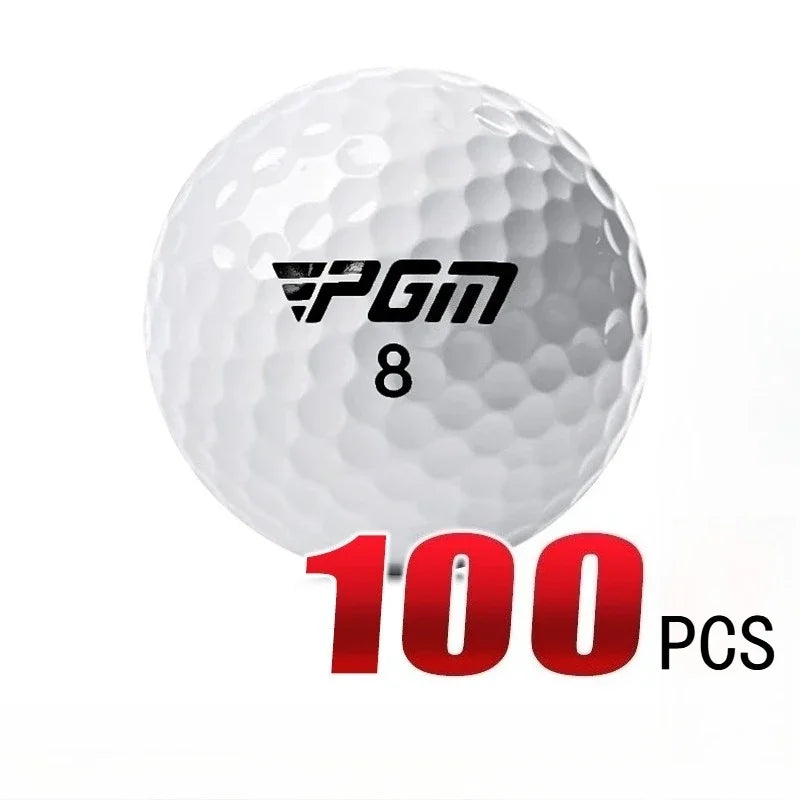 PGM 10pcs Golf Practice Range Special Double Layered Balls Strap Aiming Line High Rebound Long Distance Low Inverted Spin Q031