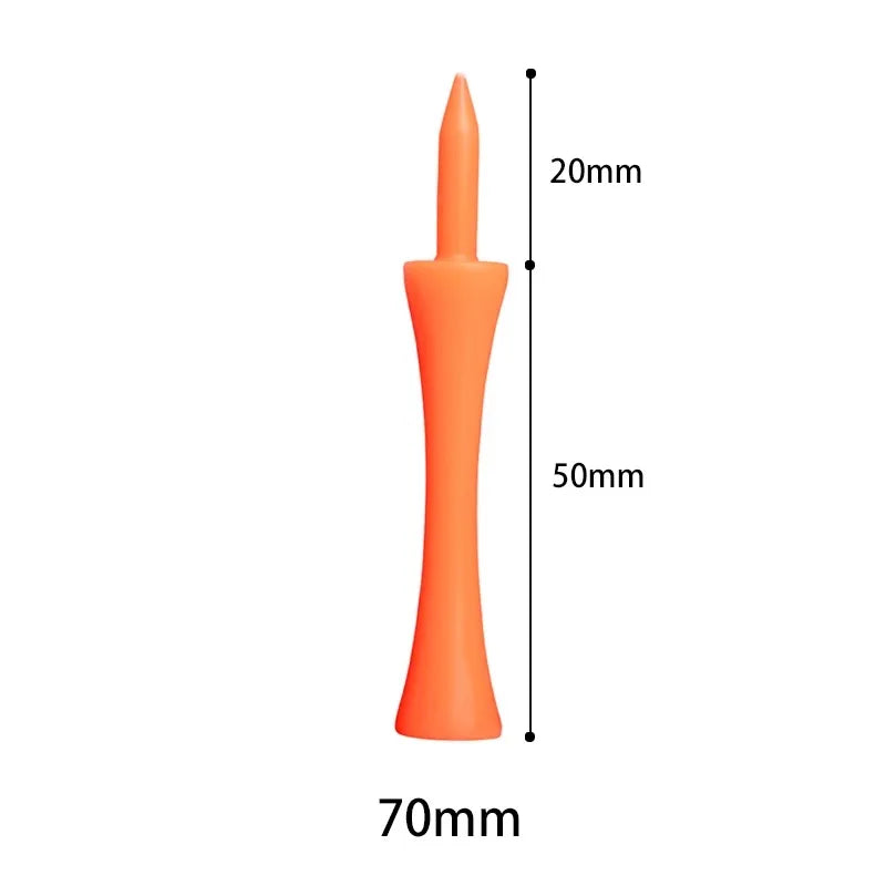 Plastic Golf Castle Tees Step Down Unbreakable Mixed or Same Height Value 50 Pcs, 2 3/4, 2 1/4, 2, 1 3/4, 1 1/2 Inch Length