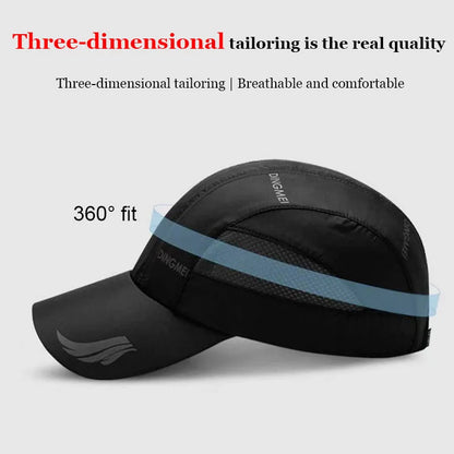 Baseball Cap Unisex Quick-Dry Mesh Adjustable Snapback