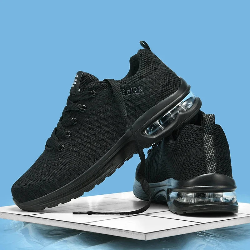 Mens Running Shoes Outdoor Sports Casual Mesh Tennis Shoes Lace-up Lightweight Gym Jogging Shoes for Men 2025 New Male Sneakers