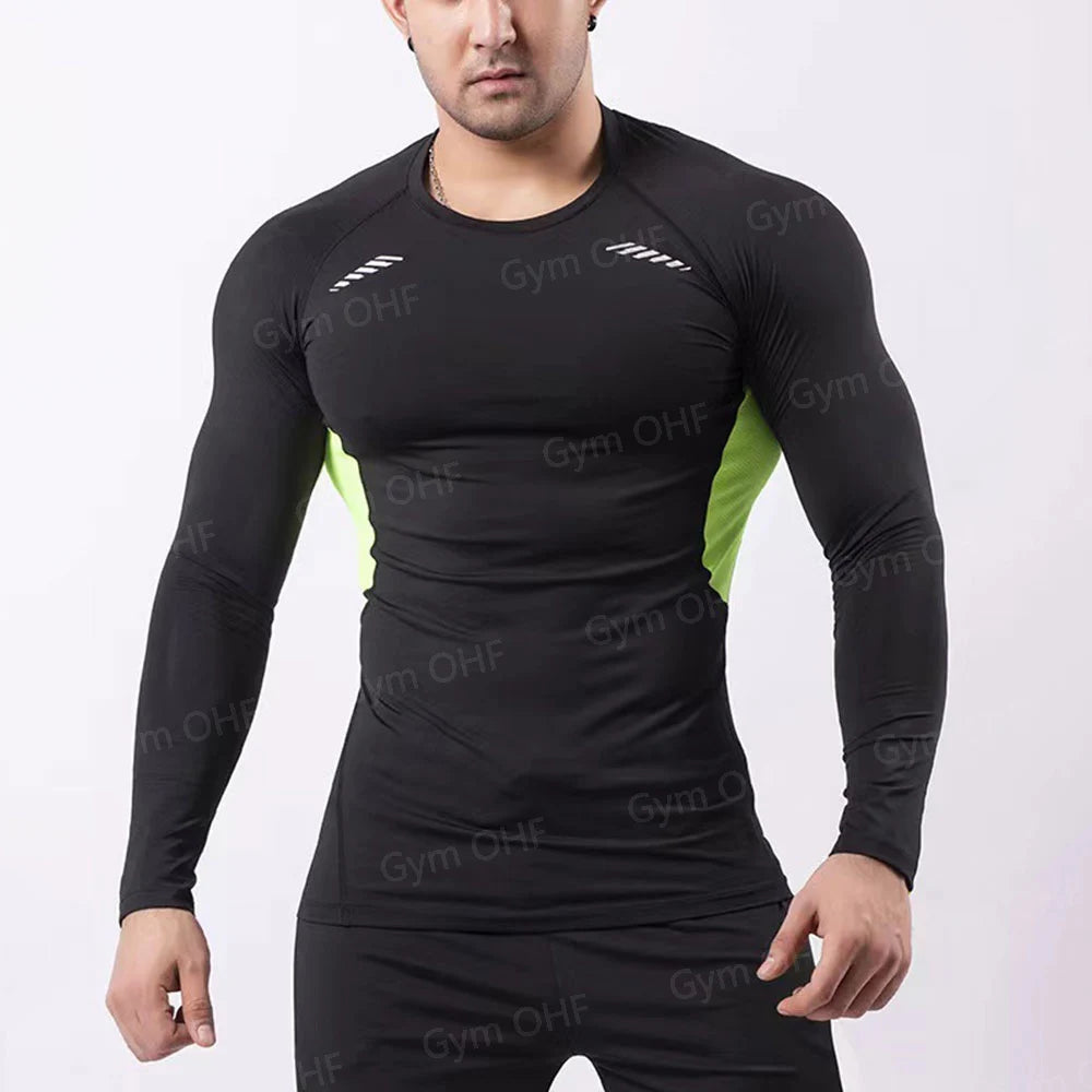 Spider Compression Shirt Mens Rashguard Fitness For Men Gym Sports T-Shirt Running Sweatshirt Outdoor Mountaineering Training