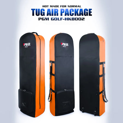 Golf Aviation Bag Nylon With Silent Wheel Large Capacity Foldable Travel Bag