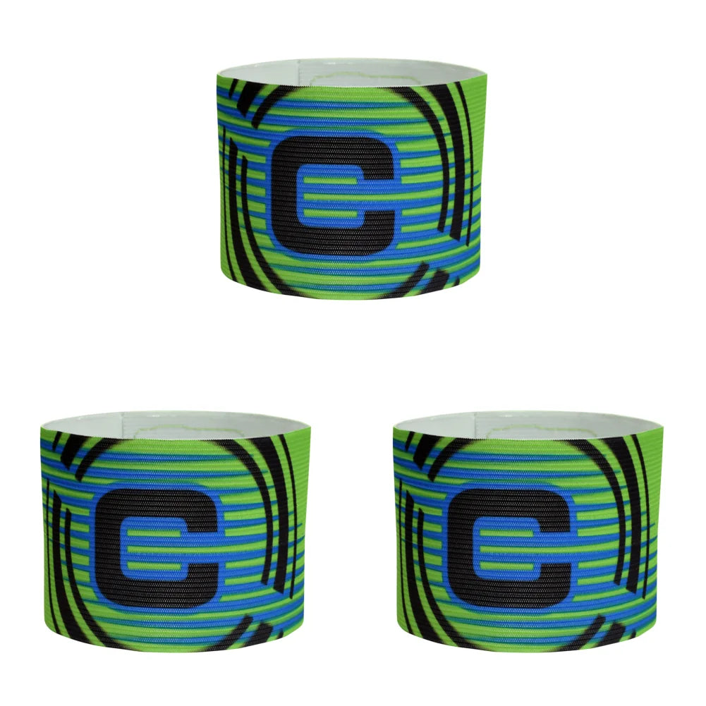 1-3pc Kid Adults Football Captain Armband Soccer Arm Band Leader Competition Gift Soccer Captain Group Armband Football Training