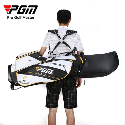 Golf Stand Bag Nylon Lightweight Portable Ball and Club Bag for Men and Women