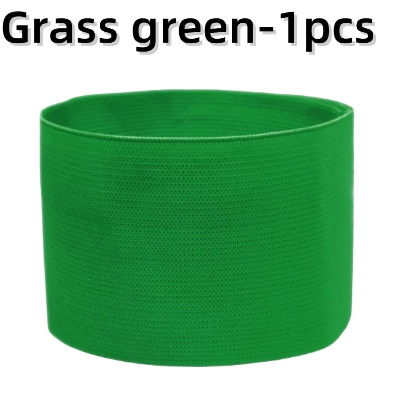 Non-slip Football Captain Armband Elasticity Visibility Sports Arm Band 15 Colors Available Professional Soccer Armbands