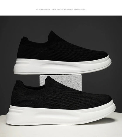 Mesh Breathable Walking Shoes Cotton Casual Sneakers