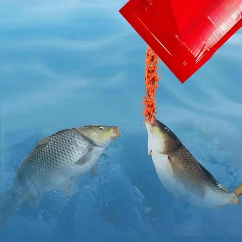 Red Worm Bait Powder Natural Highly Concentrated Fish Scent Attractant for Freshwater Fishing