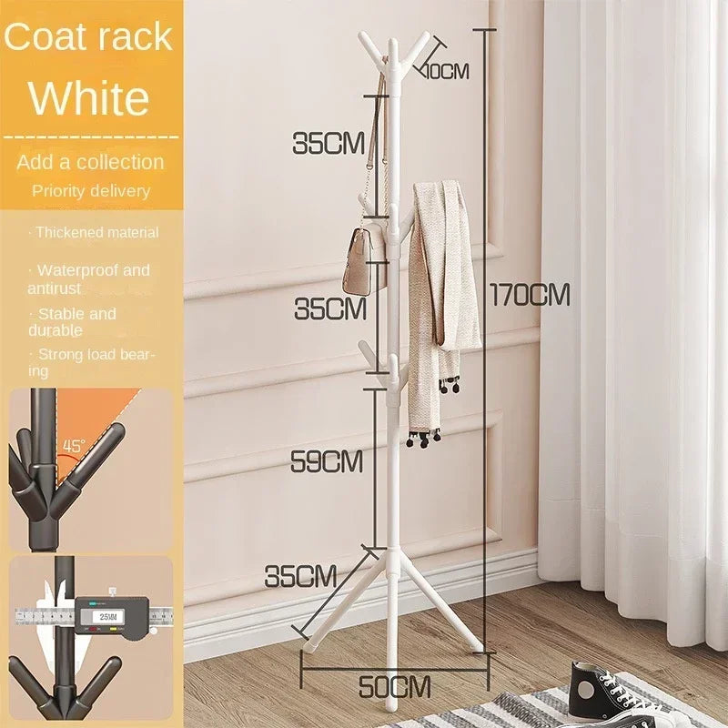 Vertical Coat & Hat Stand – Bedroom Storage Rack