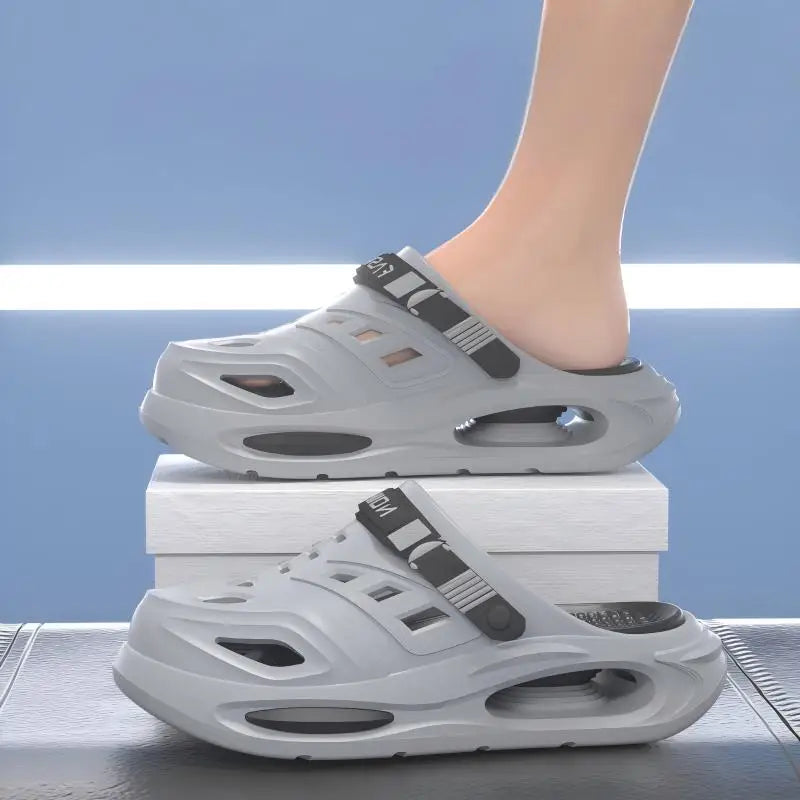 Men's Slippers With Thick Sole, Non-Slip EVA Outsole