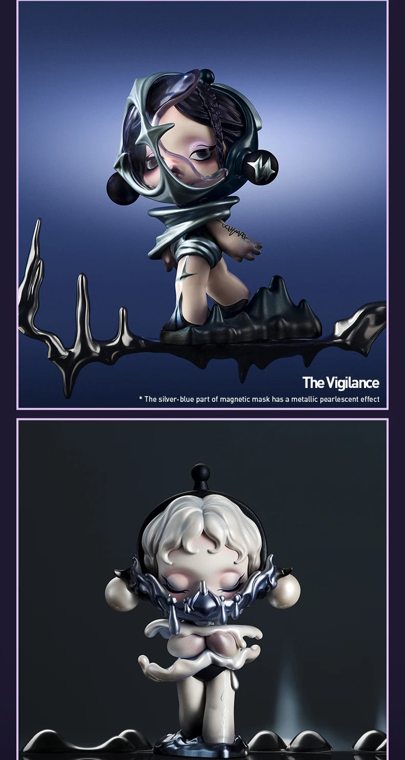 POP MART Skullpanda The Sound Series Blind Box Mystery Box Guess Bag Toys Doll Cute Anime Figure Desktop Ornamentsdel Girls Gift