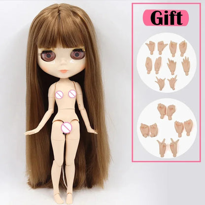 1/6 Scale Ball-Jointed Doll Body, White Skin, ABS, 30cm