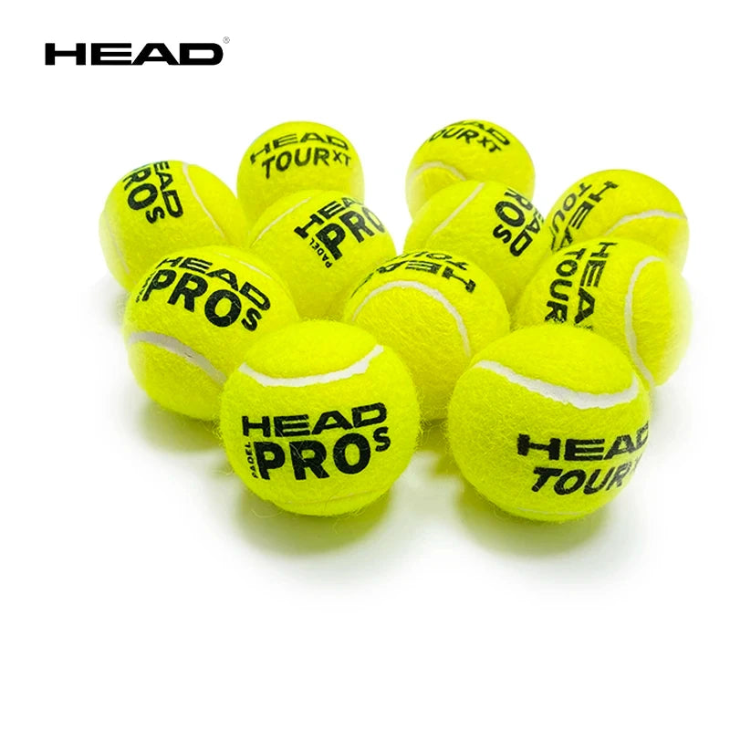 HEAD Tennis Ball 3/6/9PCS Wool Rubber Training Balls High Elasticity Match Balls Durable Excesice Tennis (Random model)