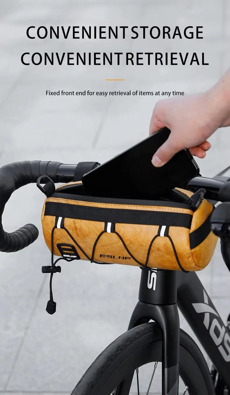 Waterproof Road Bicycle Handlebar Bag Multifunctional MTB Front Tube Bag Portable Frame Pannier Outdoor Shoulder bag