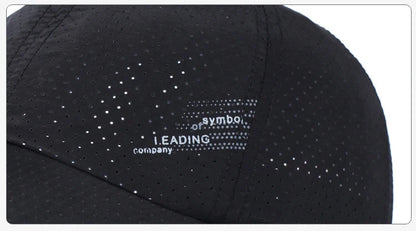 Quick Dry Baseball Cap, Polyester, Adjustable, Outdoor Mesh Hat