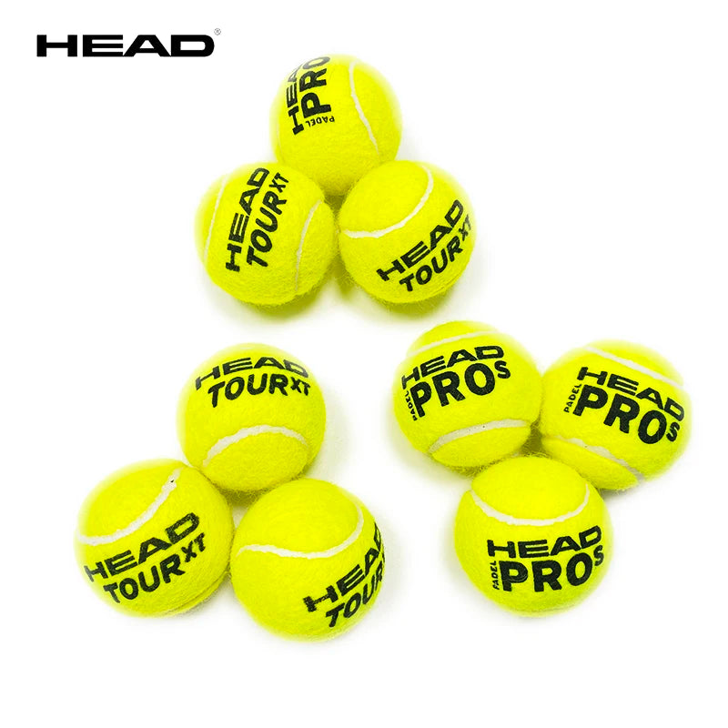 3/6/9/12 PCS HEAD Original Tennis Ball Training Balls Tenis Ball Tennis Coach Balls Trainer Pelotas Tennisballs Wool Rubber
