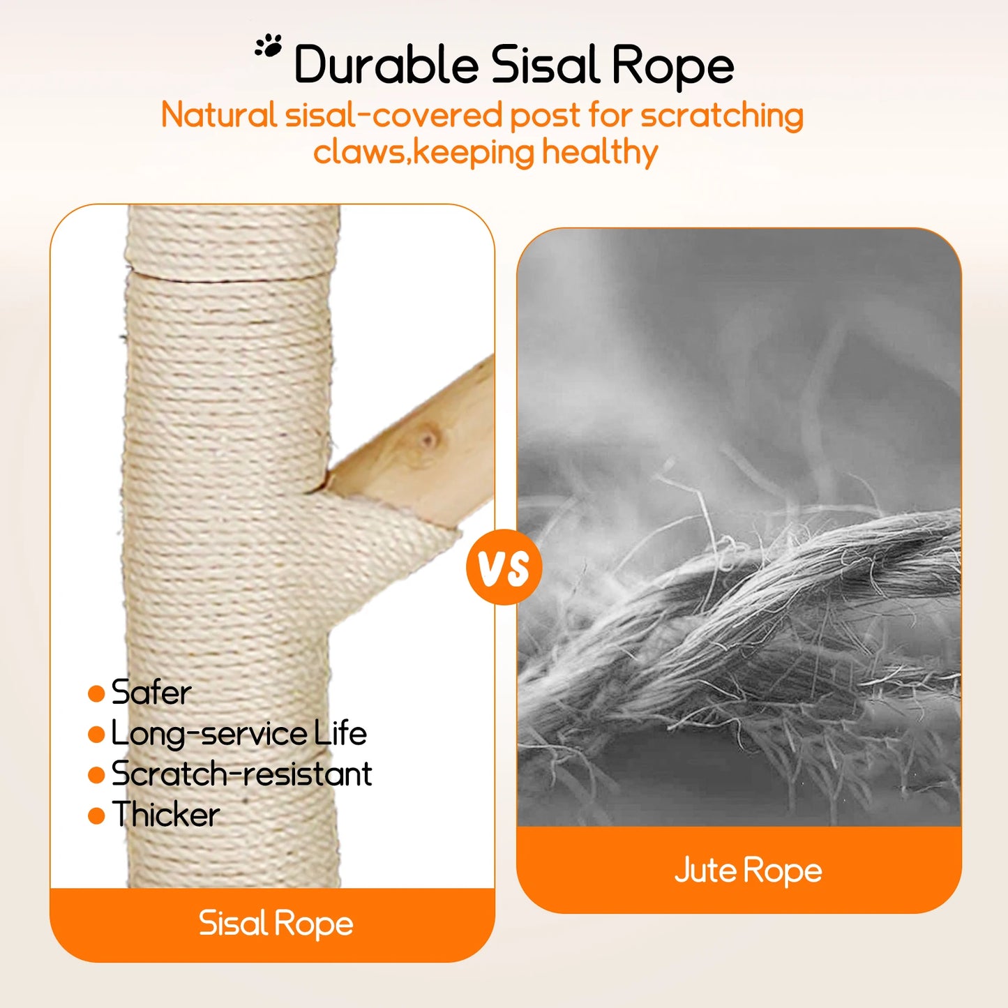 Large Cat Tree Tall Cat Tower for Indoor Cats Multi-Level Plush Cat Condo with Scratching Posts Scratching Boards Perches Caves