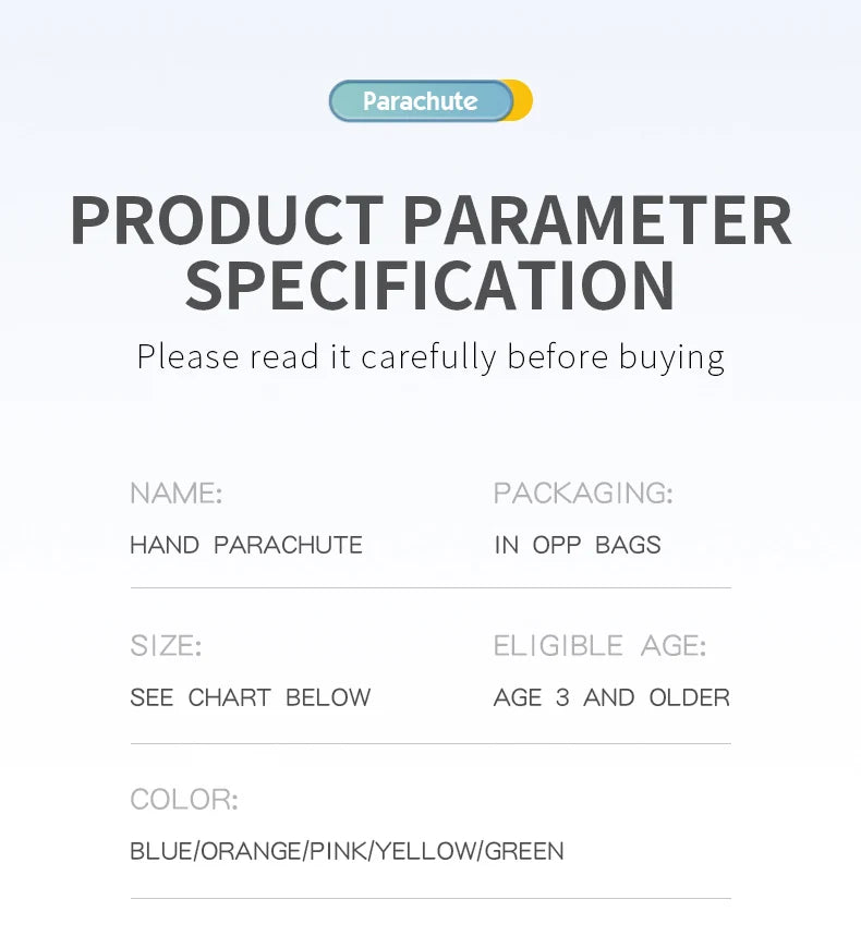 6/12PCS Parachute Toy Tangle Free Outdoor Flying Parachute Hand Throw Flying Toys for Spring Children's Day Kids Party Favors