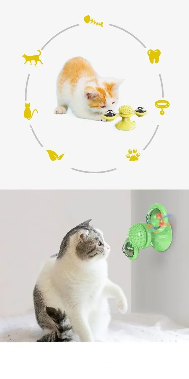 Cat Spinning Turntable Toy