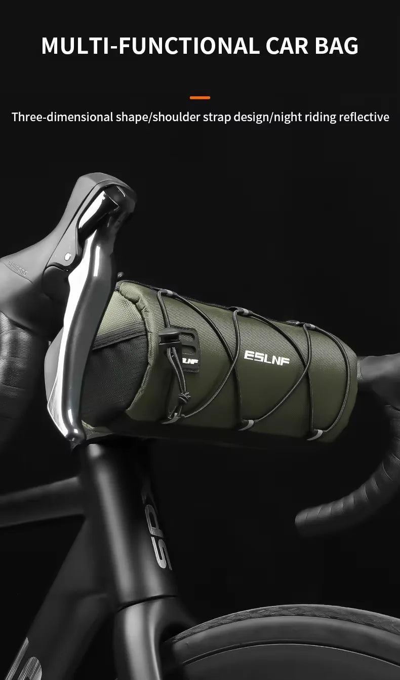 Waterproof Road Bicycle Handlebar Bag Multifunctional MTB Front Tube Bag Portable Frame Pannier Outdoor Shoulder bag