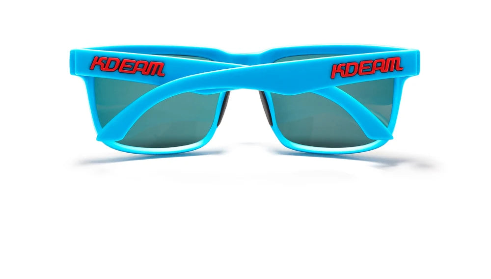 KDEAM Men's Polarized Sunglasses Square Casual Outdoors Sun Glasses Women Unisex Sunglass For Couple With Zipper Case