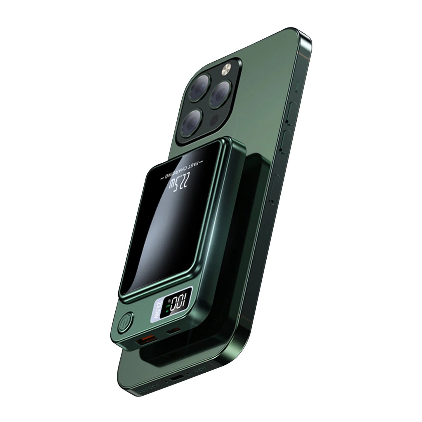 10000mAh Power Bank Magnetic Wireless Charger PD 22.5W Fast Charging for iPhone 15/14/13/12/Pro Max/Pro/Plus/Mini/ AirPods 3/2