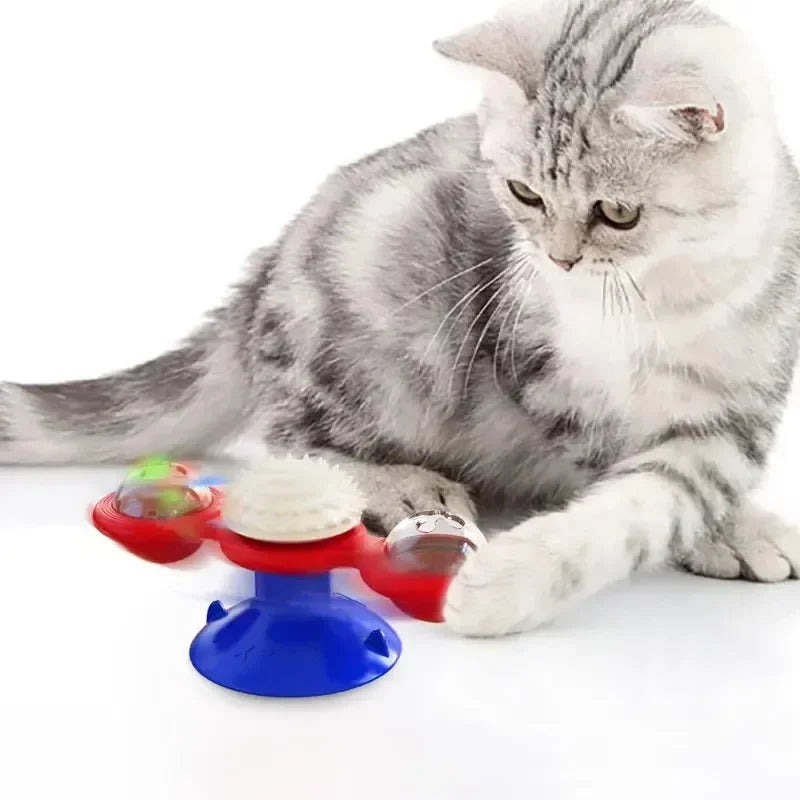 Cat Spinning Turntable Toy
